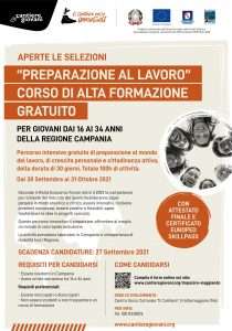 Corso di Alta formazione "Preparazione al lavoro"